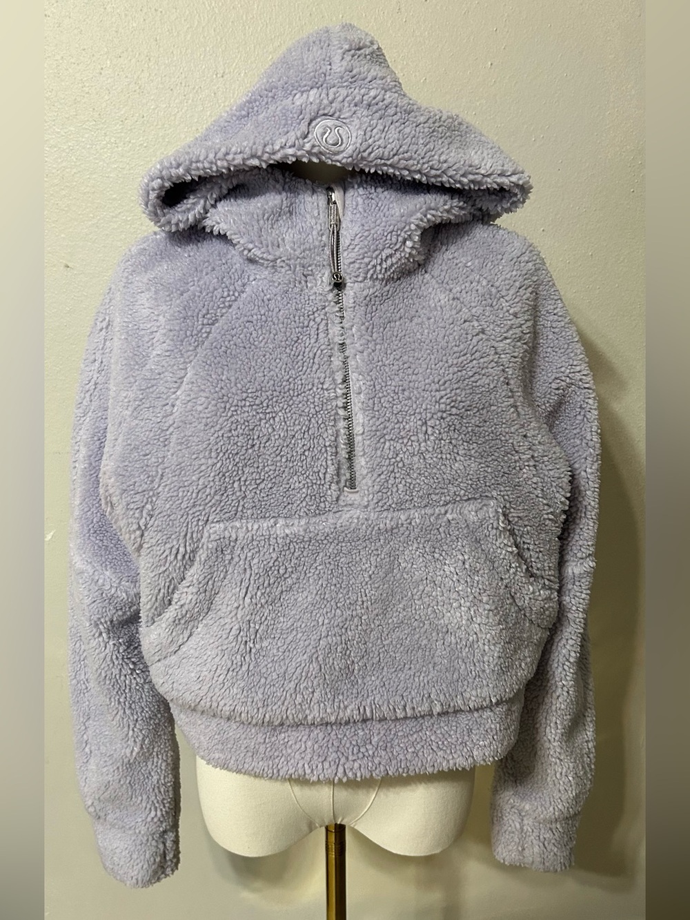 lululemon athletica Kids Lavender Hooded Sherpa Pullover